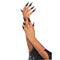 Buy Costume Accessories Fake nails with black filigree, 10 per package sold at Party Expert