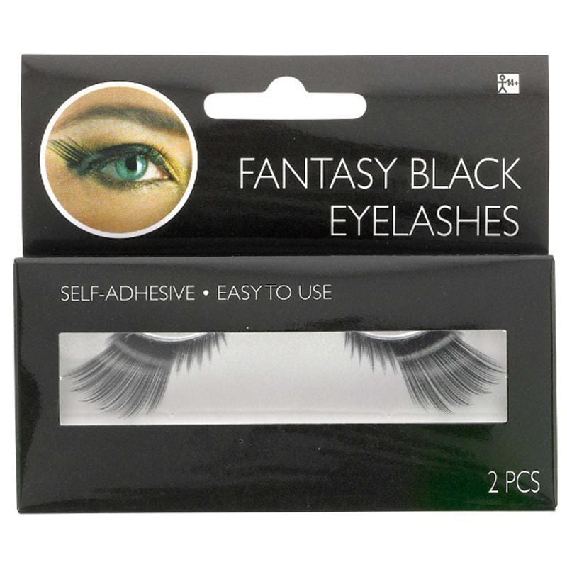 Buy Costume Accessories Fantasy black fake eyelashes sold at Party Expert
