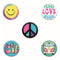Buy Costume Accessories Hippie button set sold at Party Expert