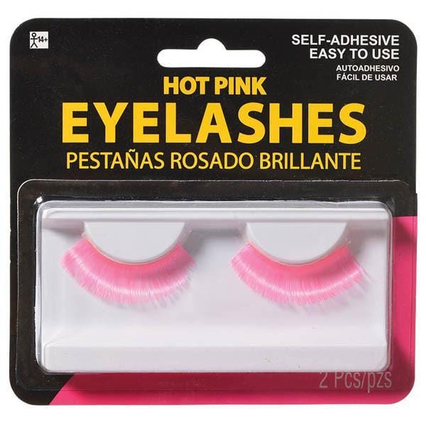 Buy Costume Accessories Hot pink fake eyelashes sold at Party Expert