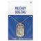 Buy Costume Accessories Military Silver Dog Tag sold at Party Expert