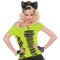 Buy Costume Accessories Neon green ripped t-shirt for women sold at Party Expert