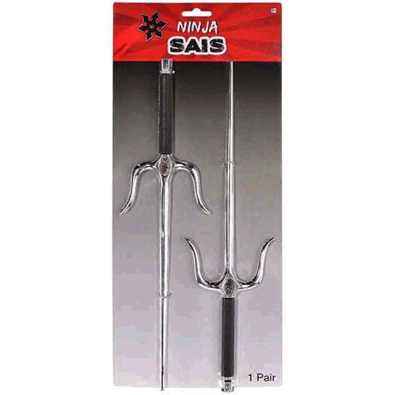Buy Costume Accessories Ninja sais, 2 per package sold at Party Expert