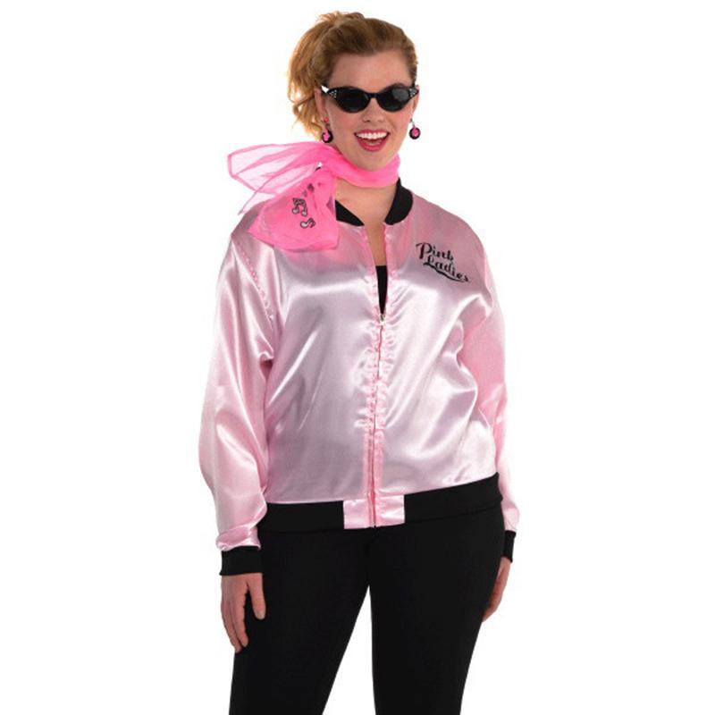 Pink Ladies Jacket for Plus Size Women, Grease | Party Expert