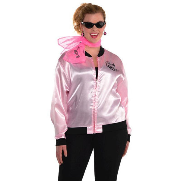 Pink Ladies Jacket for Plus Size Women Grease Party Expert