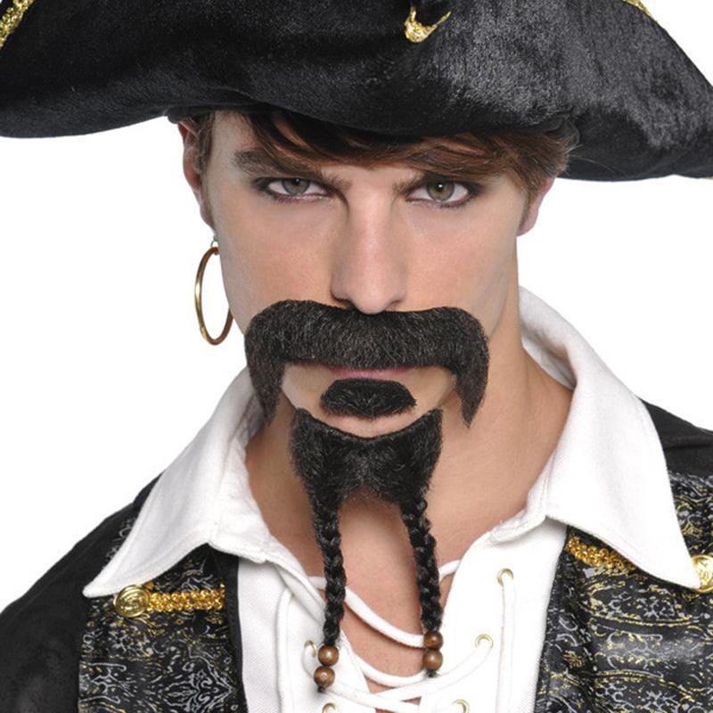 Buy Costume Accessories Pirate facial hair set sold at Party Expert