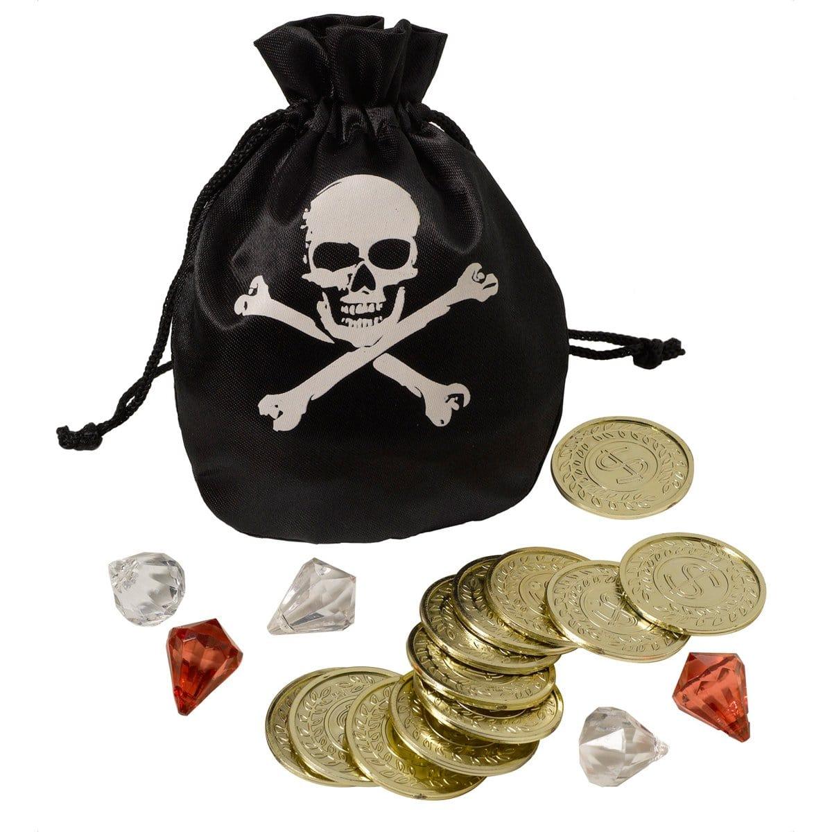 Buy Costume Accessories Pirate pouch & coins set sold at Party Expert