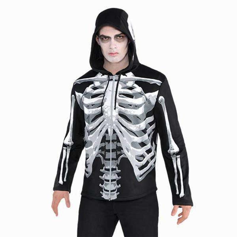 Buy Costume Accessories Skeleton hoodie for men sold at Party Expert