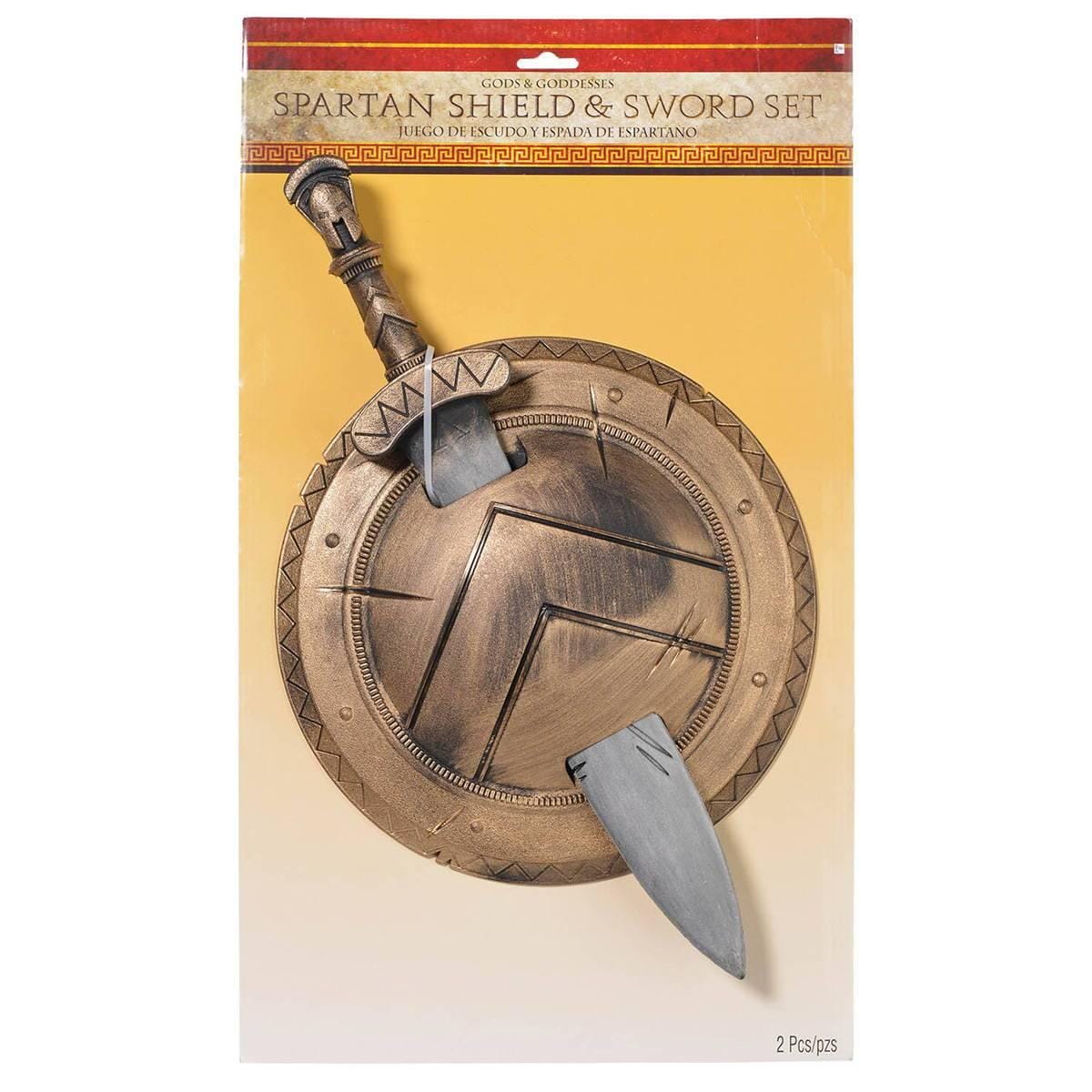 Buy Costume Accessories Spartan shield & sword set sold at Party Expert