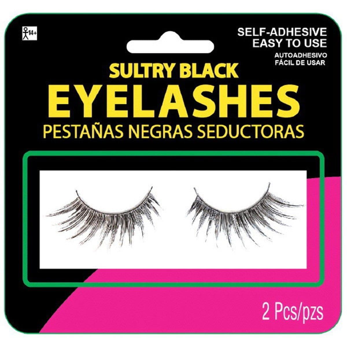 Buy Costume Accessories Sultry black fake eyelashes sold at Party Expert