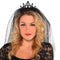 Buy Costume Accessories Tiara with black veil for adults sold at Party Expert