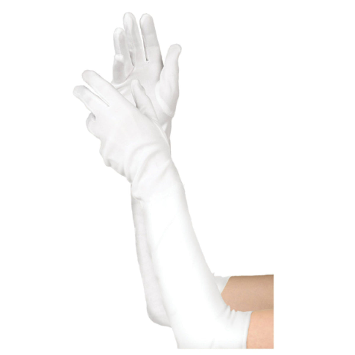 SUIT YOURSELF COSTUME CO. Costume Accessories White Long Gloves for Adults 809801701211