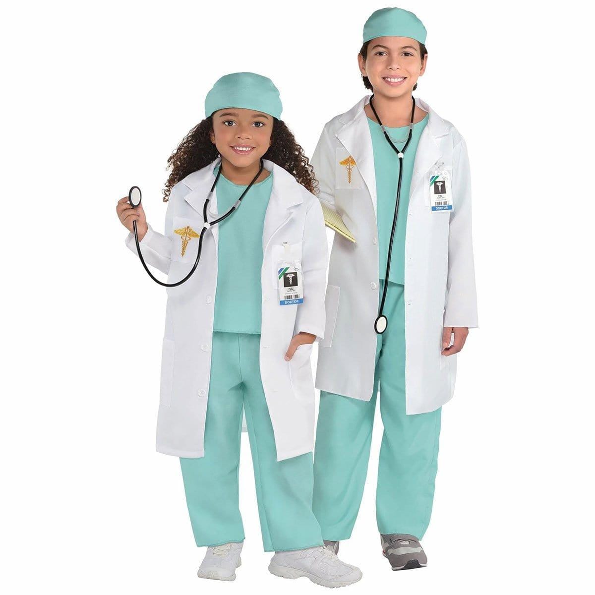Cnexmin Deguisement Medecin Enfant Costume de Chirurgien Enfant avec Stéthoscope Blouse Blanche Docteur Jeu de Rôle pour Garç Cnexmin Deguisement Medecin Enfant Costume de Chirurgien Enfant avec Stéthoscope Blouse Blanche Docteur Jeu de Rôle pour Garç