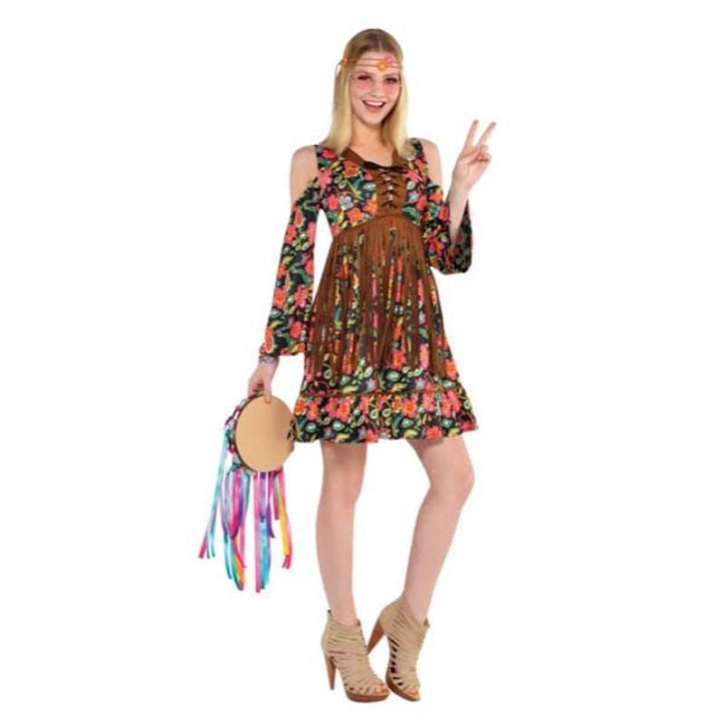 Buy Costumes Flower Power Hippie Costume for Adults sold at Party Expert