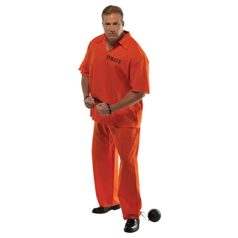 Buy Costumes Inmate Costume for Plus Size Adults sold at Party Expert