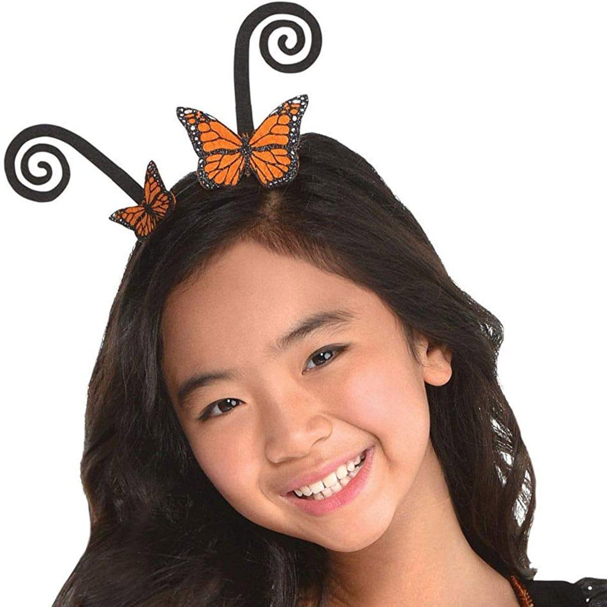 Costume Papillon Enfant BARVERE - Ailes 110cm, Jupe, Masque, Autocollants, Pour Carnaval