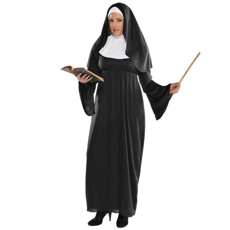 Buy Costumes Nun Costume for Plus Size Adults sold at Party Expert
