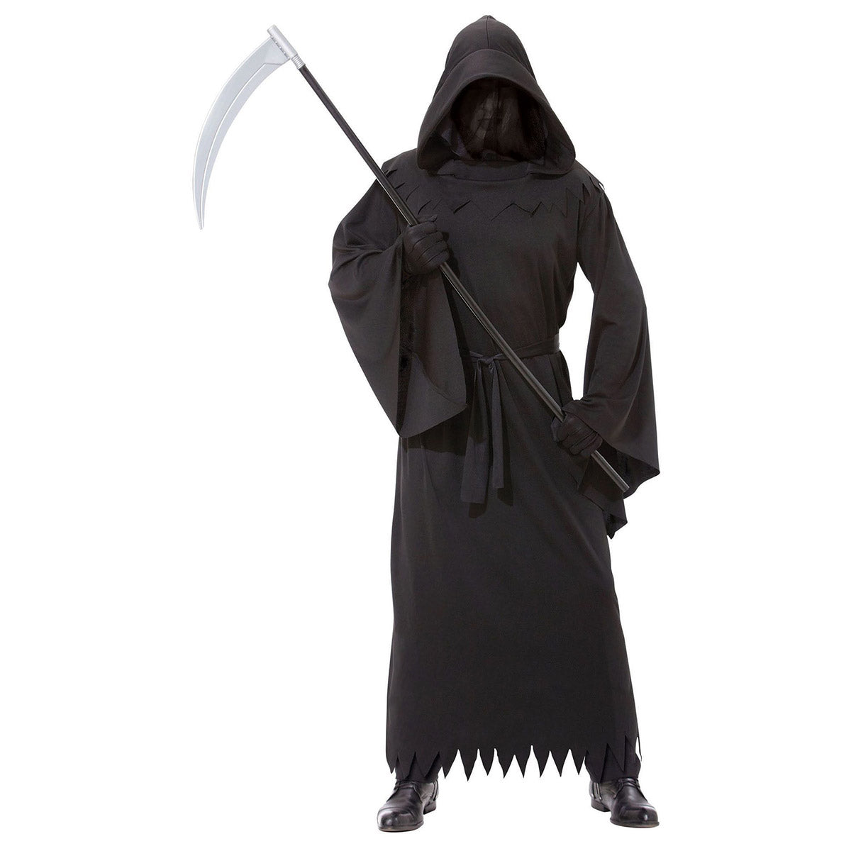 SUIT YOURSELF COSTUME CO. Costumes Phantom of Darkness Reaper Costume for Adults, Black Robe with Attached Mask 809801707923
