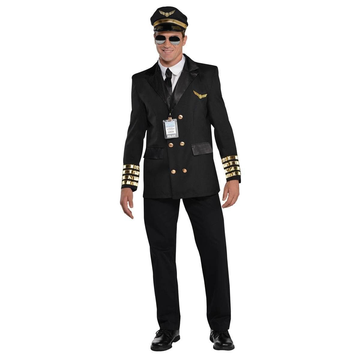 Buy Costumes Pilot Captain Wingman Costume for Adults sold at Party Expert