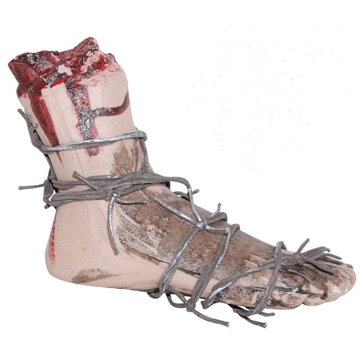 Buy Halloween Foot with barbed wire sold at Party Expert