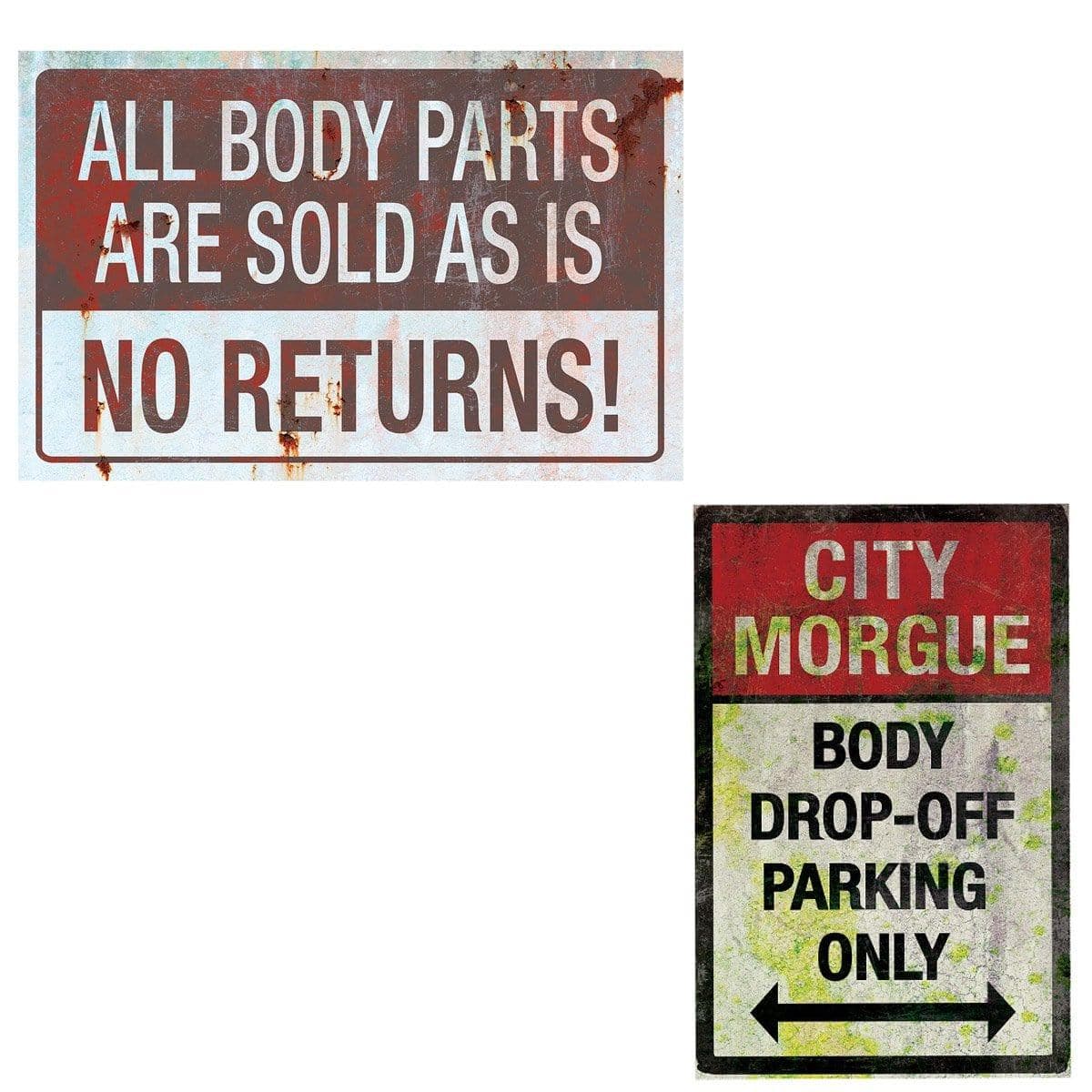 Buy Halloween Metal parking sign - Assortment sold at Party Expert