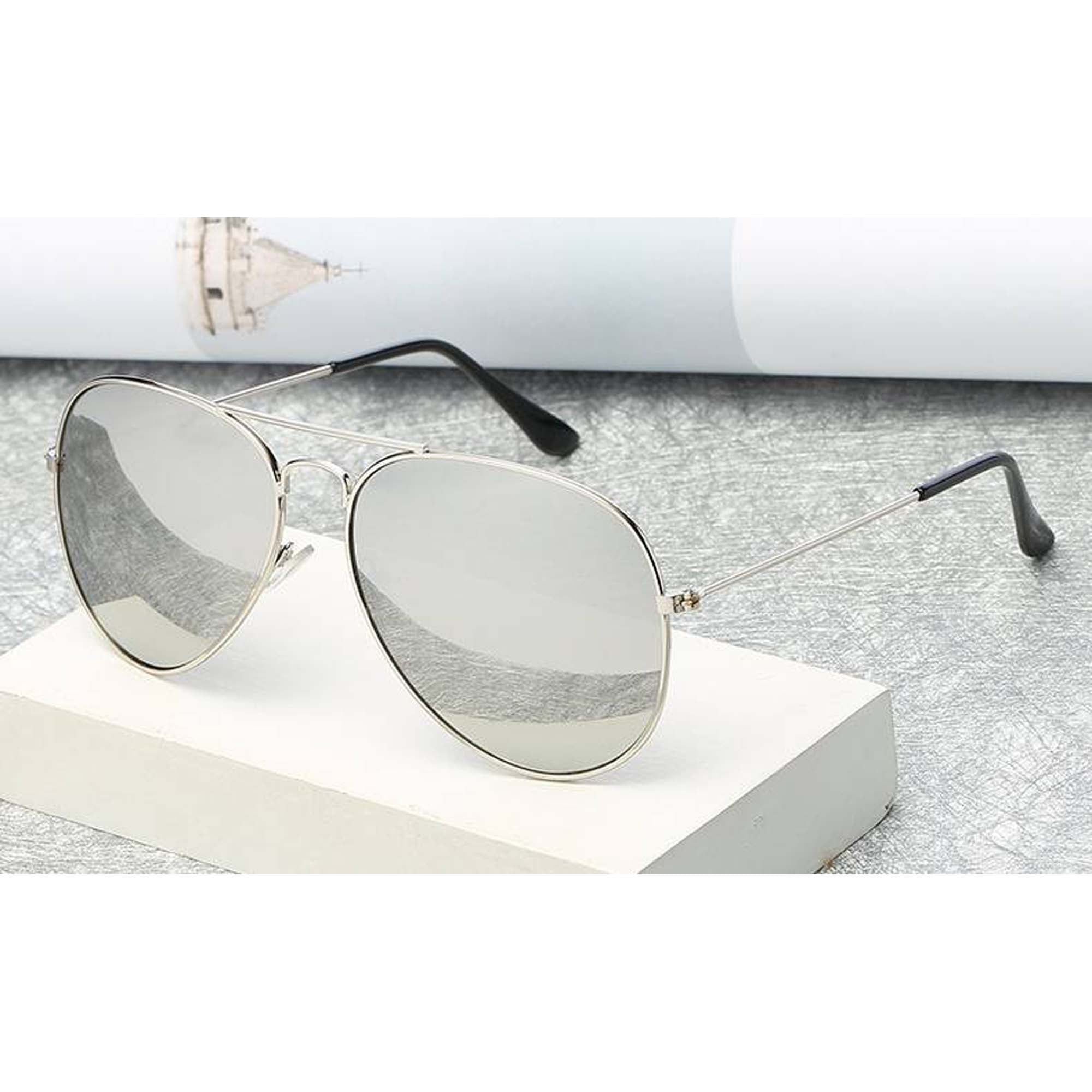 Gray mirror sunglasses on sale