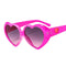 Taizhou Two Circles Trading Co. Ltd. Costume Accessories Pink Heart Shaped Sunglasses for Adults 810077657959