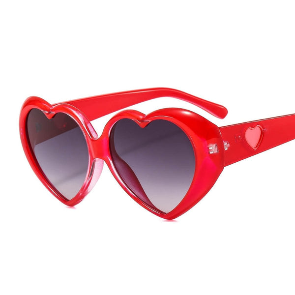 Red Heart Shaped Sunglasses for Adults – Party Expert