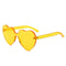Buy Costume Accessories Yellow Fashion Shaped Sunglasses for adults sold at Party Expert
