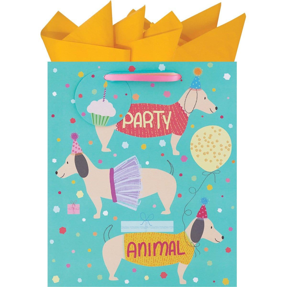 Buy Gift Wrap & Bags Gift Bag Medium 10 In. - Party Animals sold at Party Expert