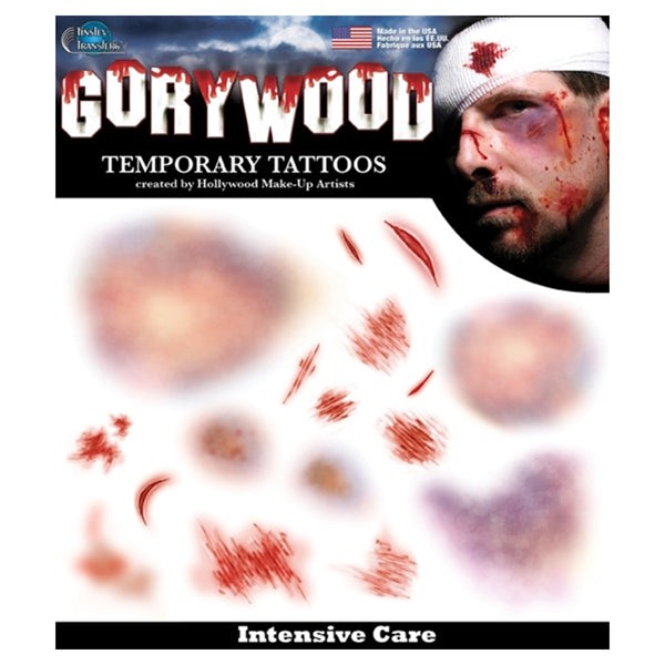 TINSLEY TRANSFERS INC Costume Accessories Intensive Care Trauma Temporary Tattoo 857914003937