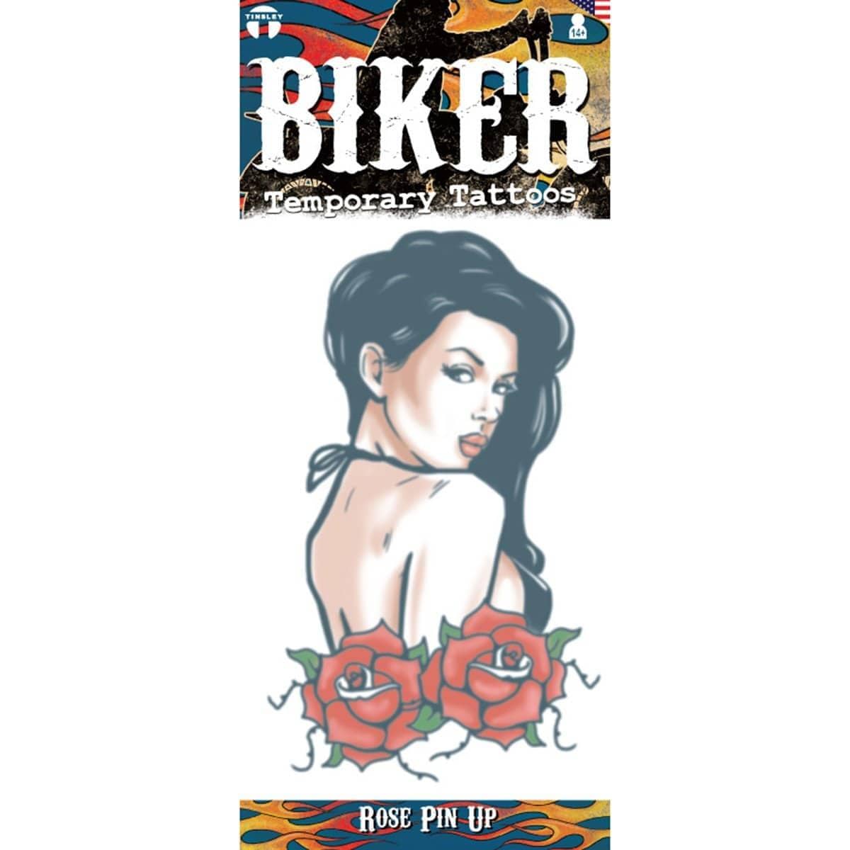 Buy Costume Accessories Pin up temporary tattoo sold at Party Expert