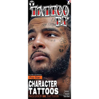 Buy Costume Accessories Pop Star Temporary Tattoos sold at Party Expert