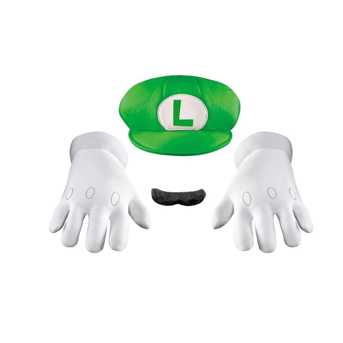 Buy Costume Accessories Luigi accessory kit for adults, Super Mario Bros. sold at Party Expert
