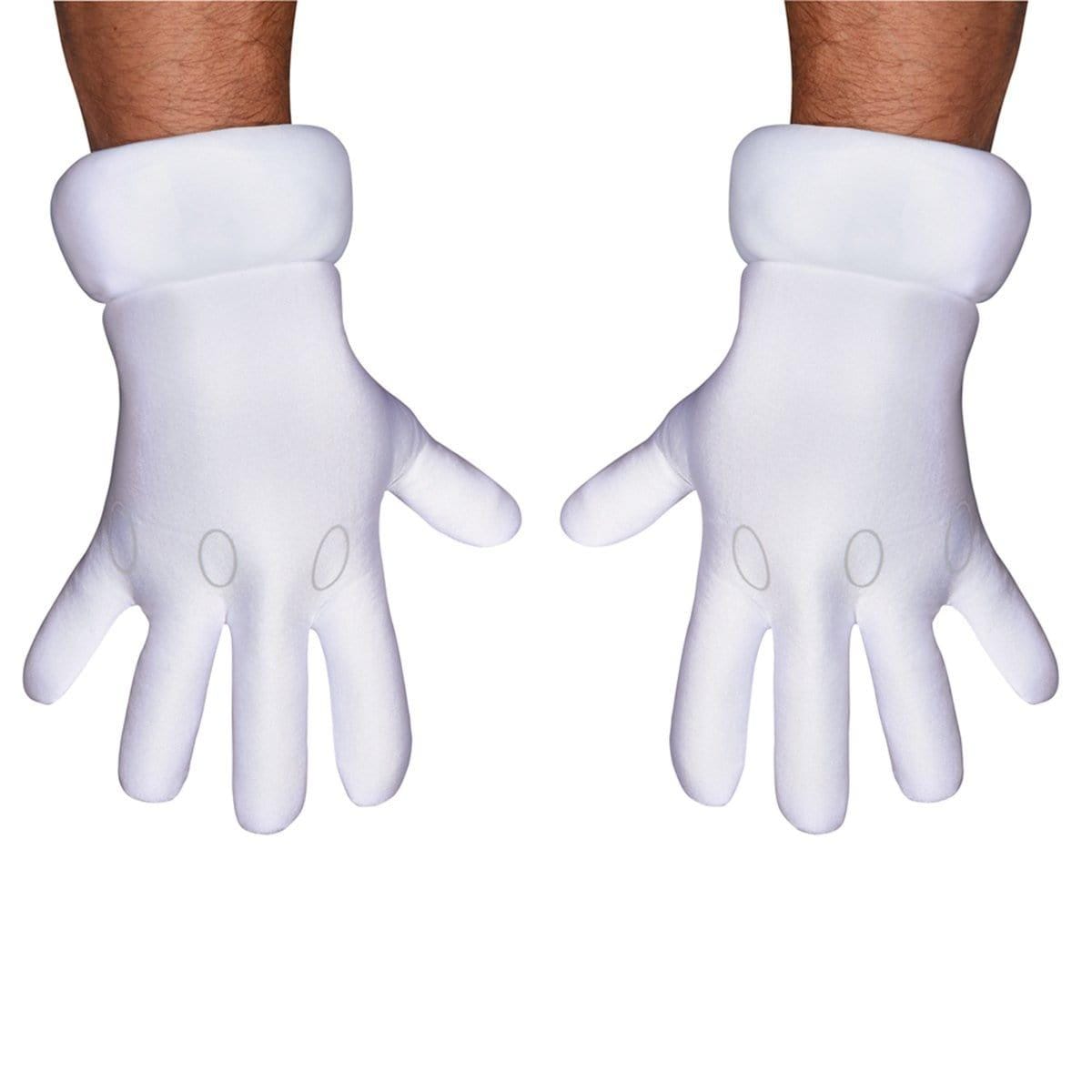 Buy Costume Accessories Mario gloves for adults, Super Mario Bros. sold at Party Expert