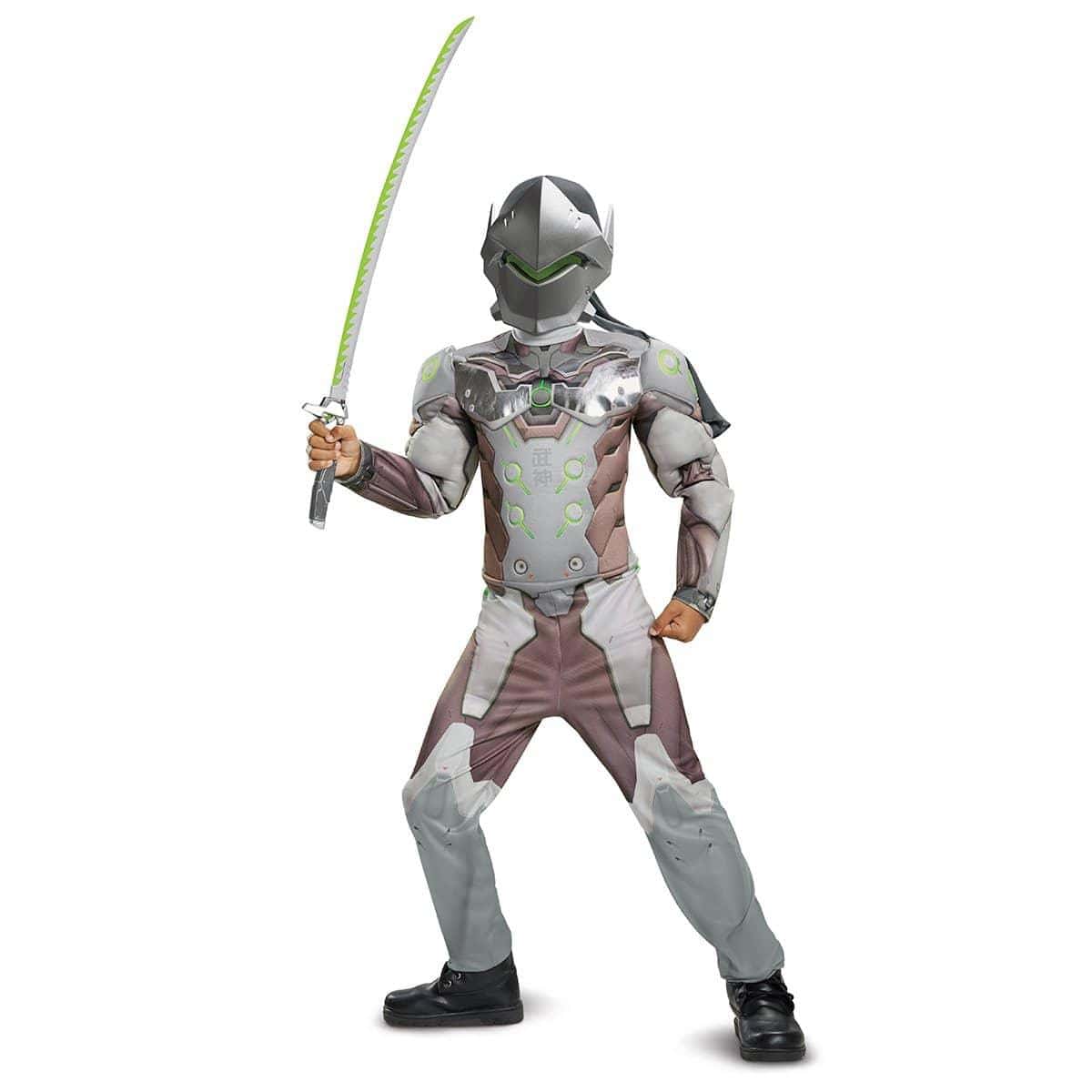 Buy Costumes Genji muscle costume for boys, Overwatch sold at Party Expert