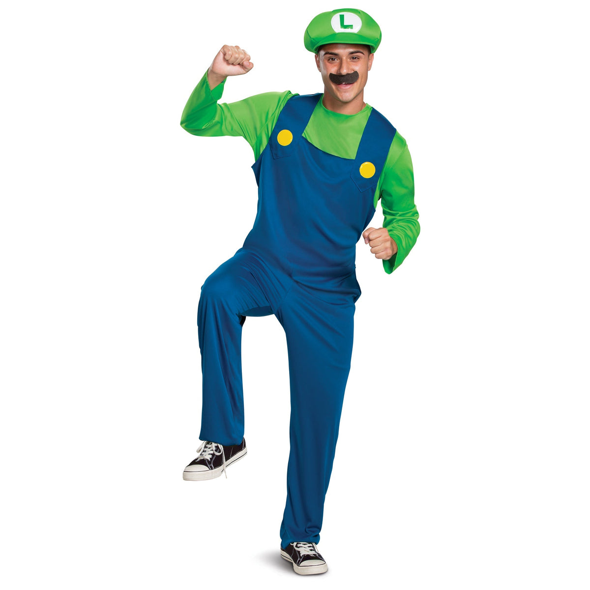 TOY-SPORT Costumes Luigi Classic Costume for Adults, Super Mario Bros.