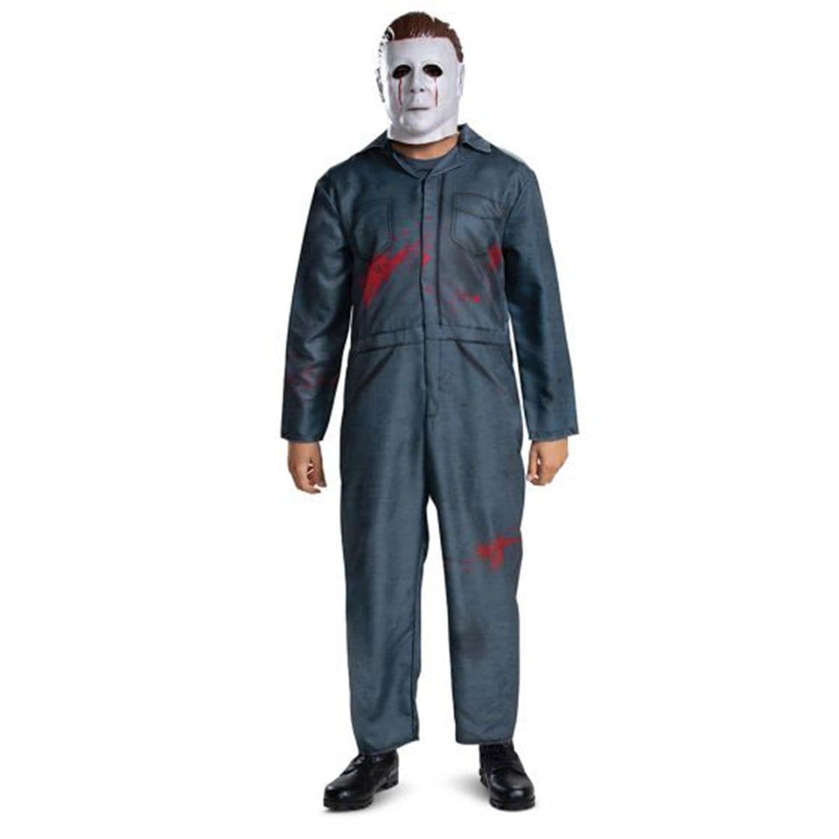 Buy Costumes Michael Myers Deluxe Costume for Adults, Halloween II sold at Party Expert