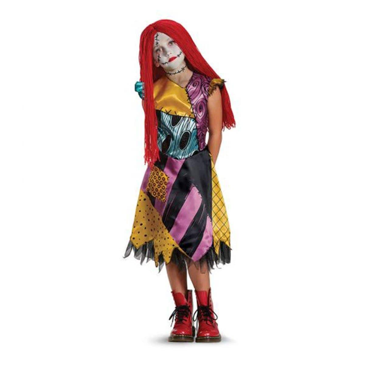 Buy Costumes Sally Deluxe Costume for Kids, Nightmare Before Christmas sold at Party Expert
