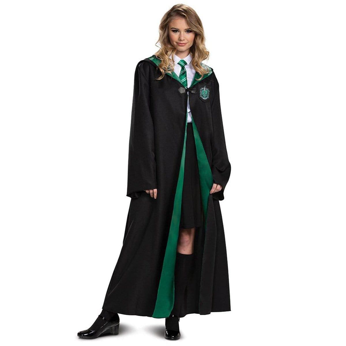 Harry Potter Slytherin Deluxe Robe for Adults | Party Expert