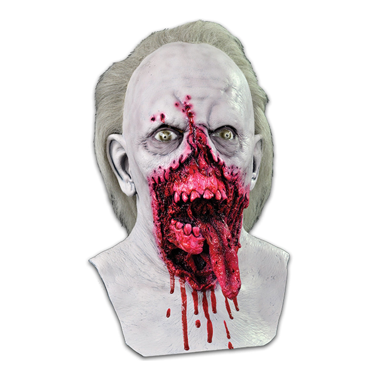 TRICK OR TREAT STUDIOS INC Costume Accessories Dr. Tongue Zombie Mask for Adults 854146005166