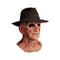 TRICK OR TREAT STUDIOS INC Costume Accessories Nightmare on Elm Street Freddy Krueger Deluxe Mask with Fedora Hat for Adults 811501033561