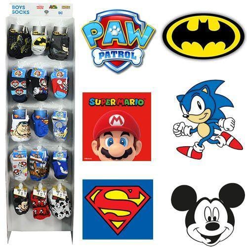 Buy Kids Birthday Licensed Socks Assortment, 1 count sold at Party Expert