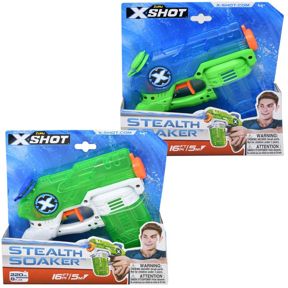 U.P.D. INC Summer Zuru X-Shot Water Gun, Assortment, 1 Count
