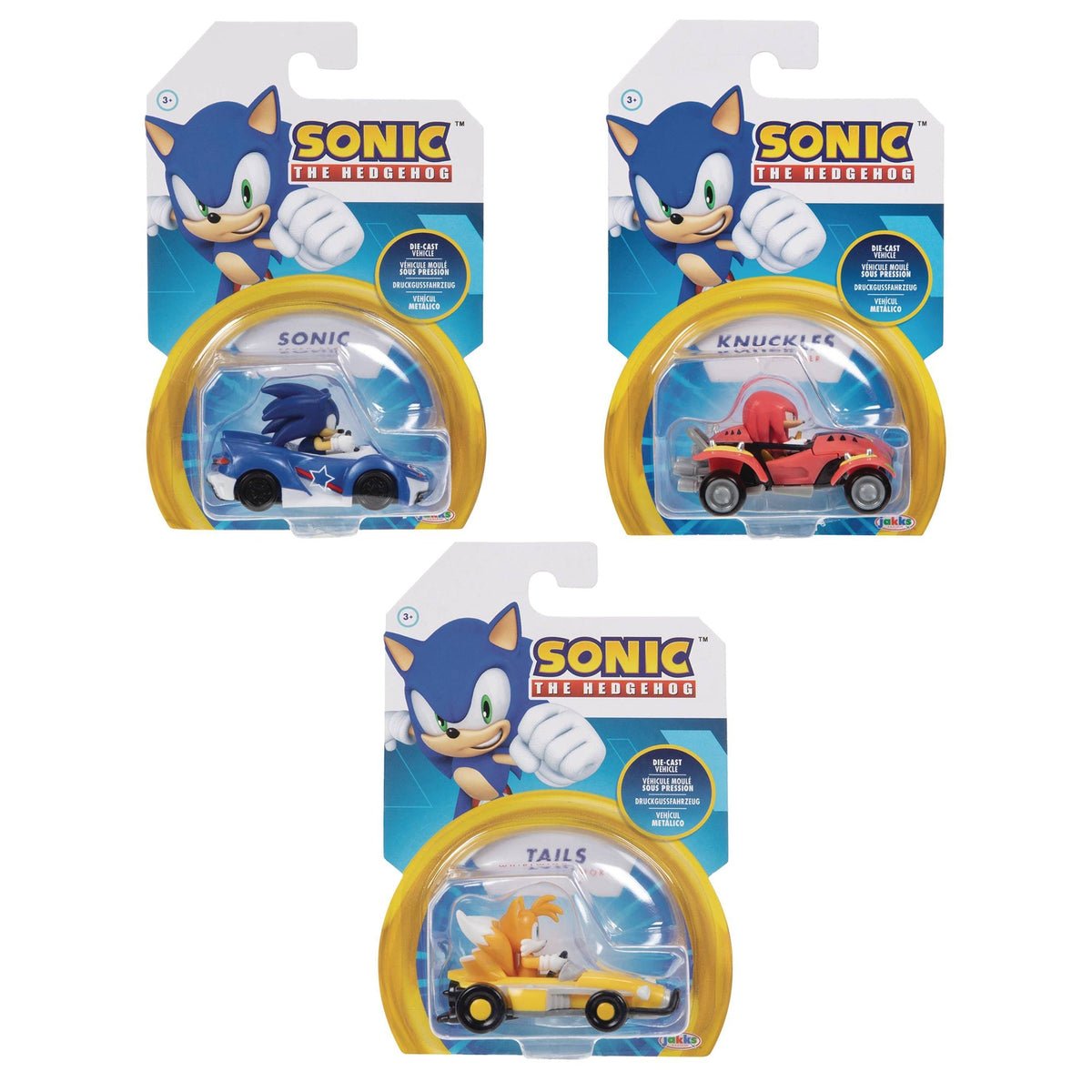 U.P.D. INC Toys & Games Sonic the Hedgehog Die-Cast Vehicle, Assortment, 1 Count