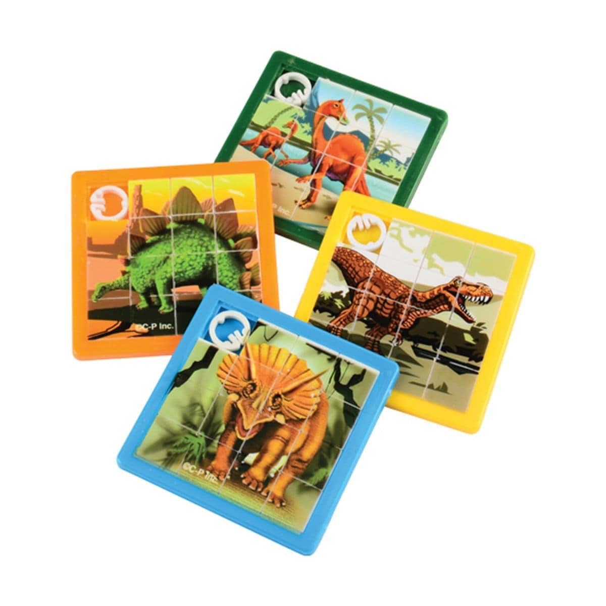 Buy Kids Birthday Dinosaur slide puzzles, 8 per package sold at Party Expert