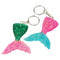 Buy Kids Birthday Mermaid tail keychains, 8 per package sold at Party Expert