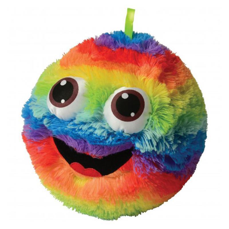 Buy Kids Birthday Rainbow happy fluffy ball sold at Party Expert