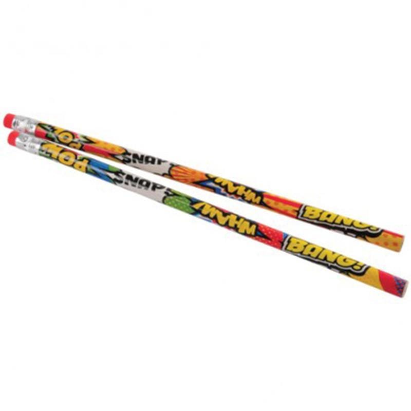 Buy Kids Birthday Superhero pencils, 12 per package sold at Party Expert