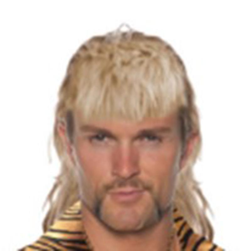 Buy Costume Accessories Blond mullet wig for men, Tiger King sold at Party Expert
